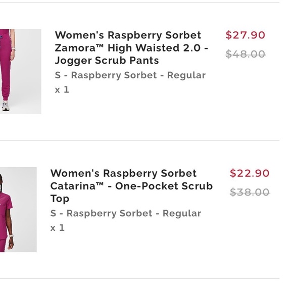 Figs Women's Scrub Set, Size Small - Picture 7 of 7